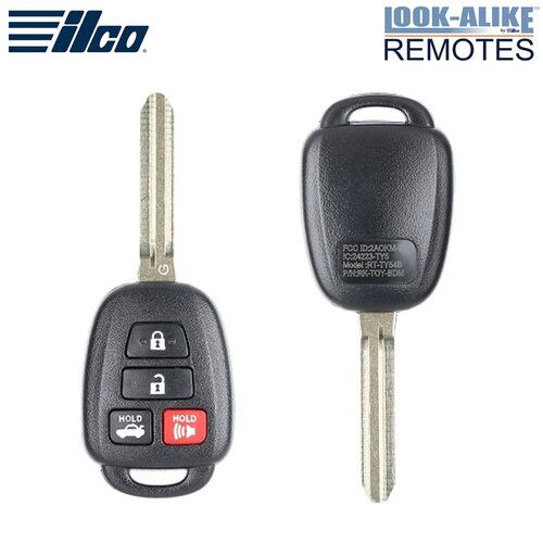 Toyota 4-Button Remote Head Key