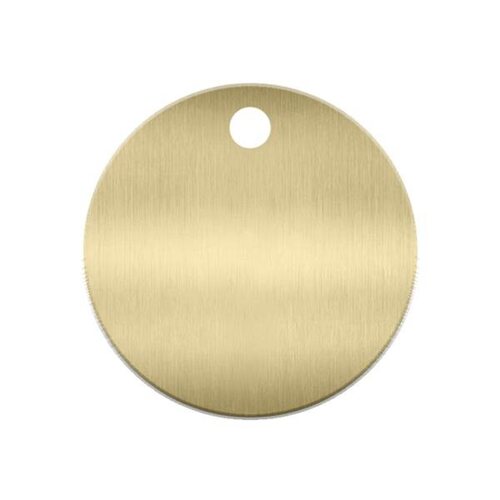 Thin Brass Key Tag, 1" Diameter (149/pk)