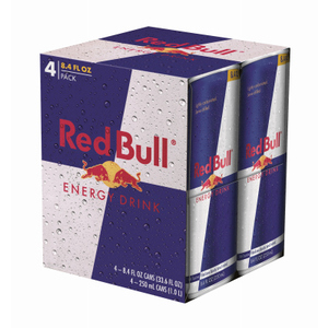 RED BULL NORTH AMERICA INC RB2861 8.4OZ Orig Red Bull pack of 4