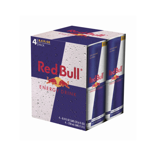 8.4OZ Orig Red Bull  pack of 4