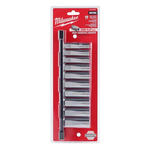 Milwaukee 48229505 Deep Well Socket Set 3/8" drive Metric 6 Point Chrome