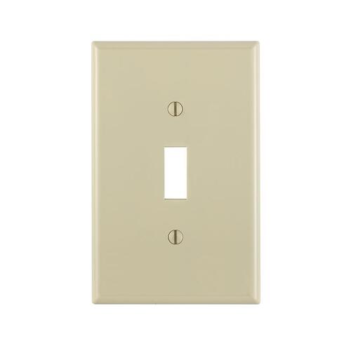 1-Gang Ivory Midway Toggle Nylon Wall Plate - pack of 10