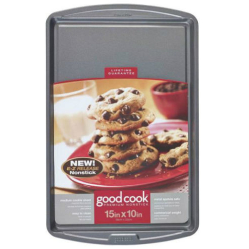 Cookie Sheet, 15 in L, 10 in W, Steel - pack of 12