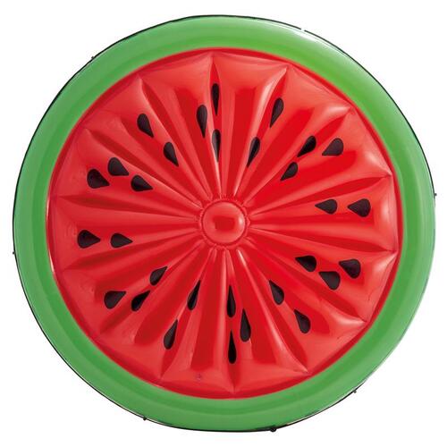 Pool Float Multicolored Vinyl Inflatable Juicy Watermelon Island Multicolored
