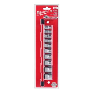 Milwaukee 48 22 9403 3 8 in. SAE Low Profile 6 Point Socket Set