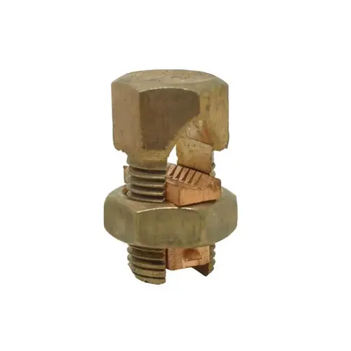 Split-Bolt Connector 2-6 AWG Stranded Copper Copper Metallic