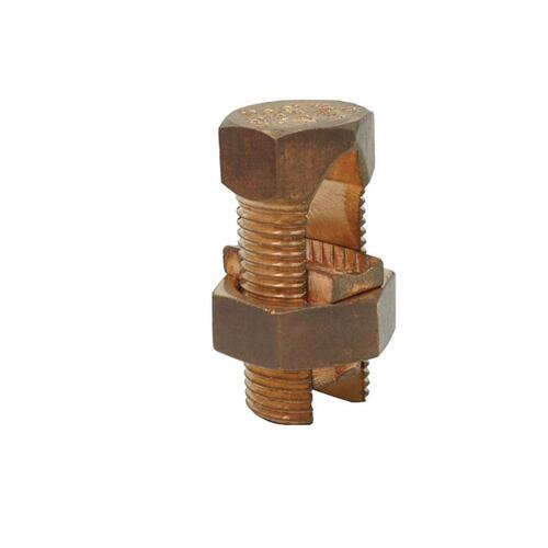 Split-Bolt Connector 2/0 - 2 AWG Stranded Copper Copper Metallic