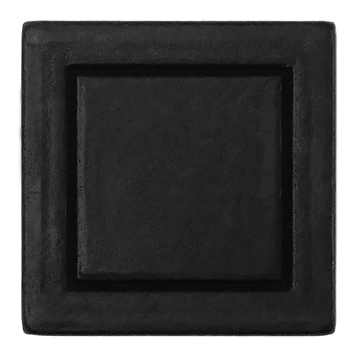 Strategic Brands 72820 7/8" Square Knob - Cosmopolitan - Matte Black