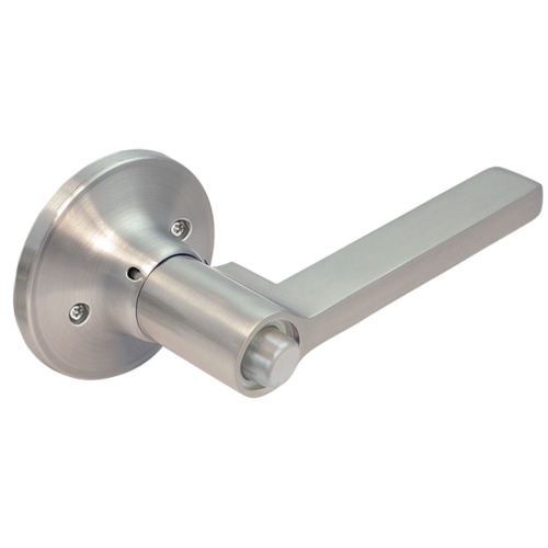 PUSH BUTTON PRIVACY, TUBULAR L Satin chromium plated