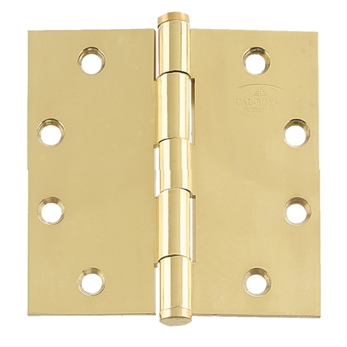 4-1/2 x 4-1/2 PLAIN BEARING HI Bright Brass