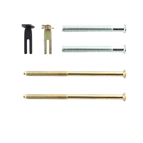 KIT WITH TAIL PIECES & SCREWS Bright brass