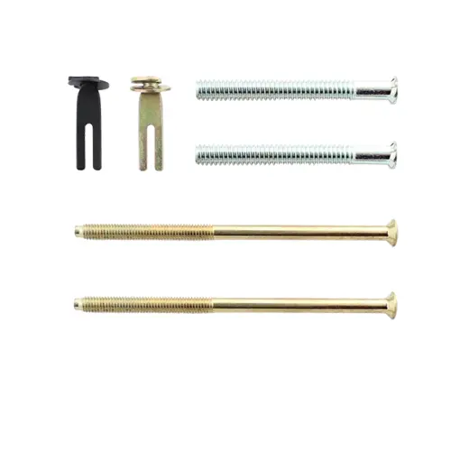 KIT WITH TAIL PIECES & SCREWS Satin chromium plated