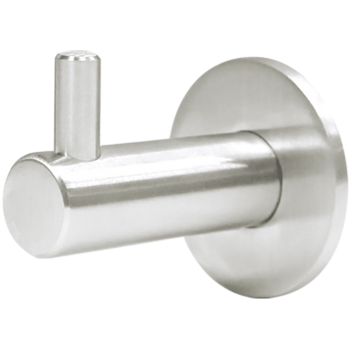 ROUND SINGLE PRONG COAT HOOK W Stainless Steel