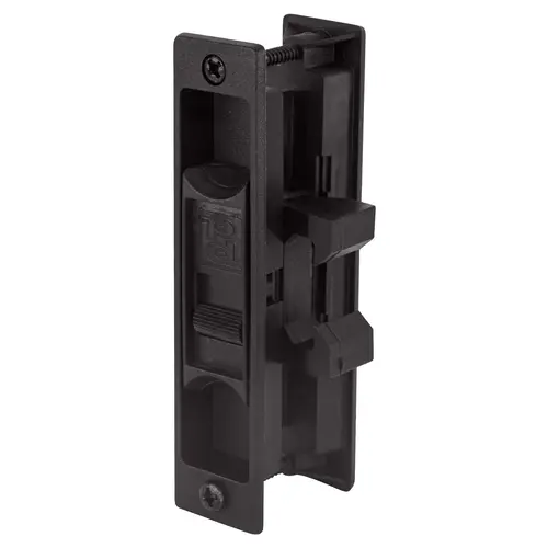 Patio Screen Door Latch black With Keeper psL-074