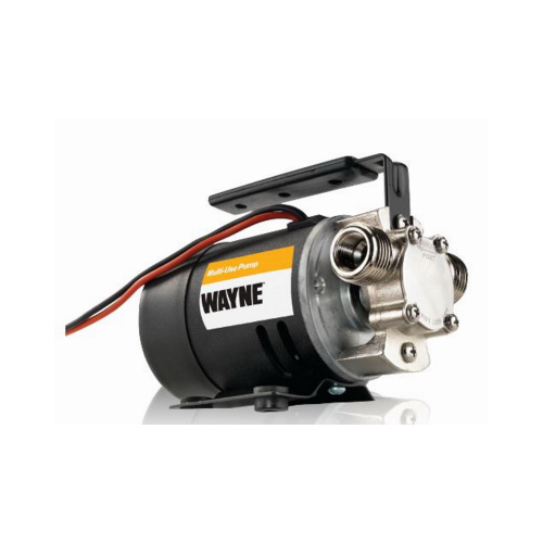 Wayne PC1 Transfer Pump, 14 A, 12 V, 0.125 hp, 3/4 in Outlet, 300 gph, Aluminum