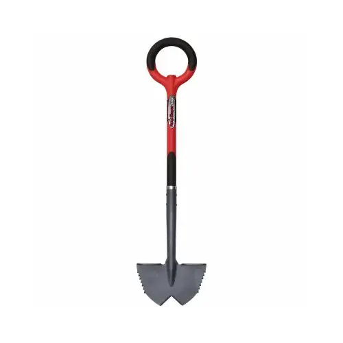 Root Slayer Edger, Inverted V Cutting Blade, O-Handle Grip