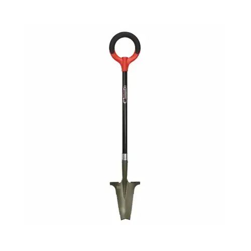 Root Slayer 23311 Root Slayer Perennial Garden Shovel, Inverted V Cutting Blade, O-Handle Grip