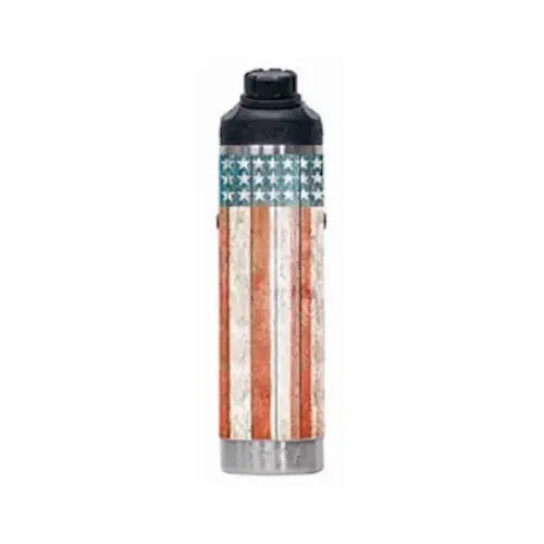 Hydra Water Bottle, Vintage Flag, 22 oz.