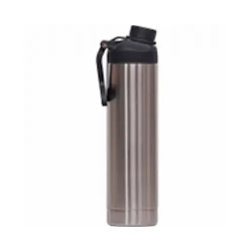 ORCA ORCHYD22SS/BK/BK Hydra 22 Oz. Stainless/Black Insulated Vacuum Bottle