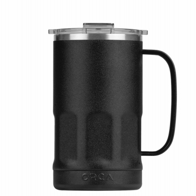 ORCA ST28BK Insulated Beer Stein, Black, 28 oz.