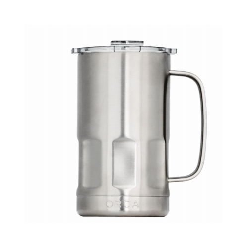 ORCA ST28SS Insulated Stein with Lid, Stainless Steel, 28 oz.