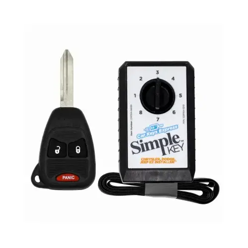 Car Keys Express CDRH-E3Z0SK Simple Key Programmer & Car Remote/Key Combo for Select Chrysler, Dodge, Jeep