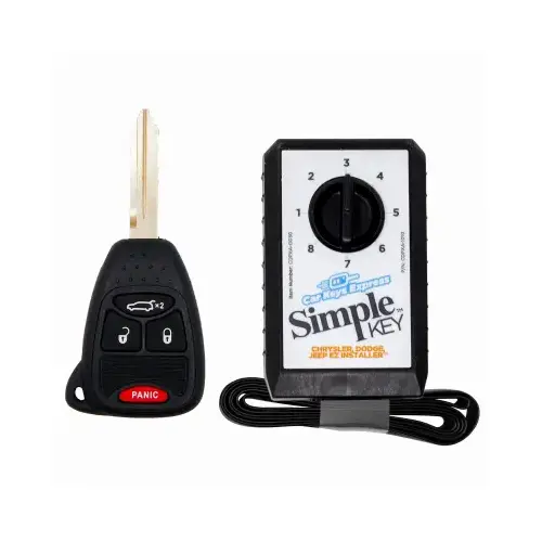 Car Keys Express CDRH-E4HZ0SK Simple Key Programmer & Car Remote/Key Combo for Select Chrysler, Dodge, Jeep