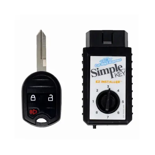 Car Keys Express FORRK3SK Simple Key Programmer & Car Remote/Key Combo for Select Ford, Lincoln