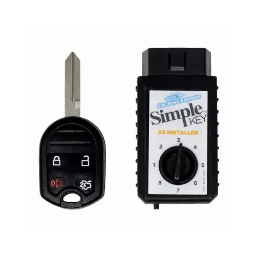 Car Keys Express FORRK4SK Simple Key Programmer & Car Remote/Key for Select Ford, Lincoln, Mazda, Mercury