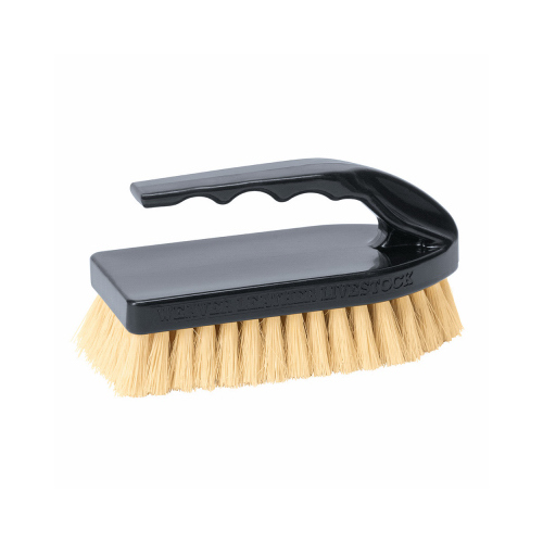 Weaver Livestock 69-6018-BK Pig Brush, Black Handle, 9 In.