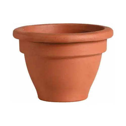 5.4"D TC RND Planter Red Terracotta Clay