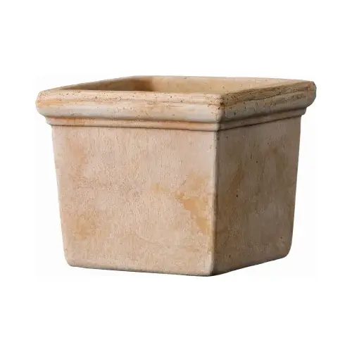 Deroma TLJ11PZ Terracotta Clay Mini Planter, Siena Red, 4.5 x 3.8 In. High
