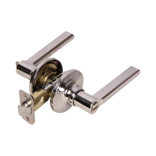 Alto Lever with Round Rose Privacy Lockset Grade 3 Bright Chrome Finish