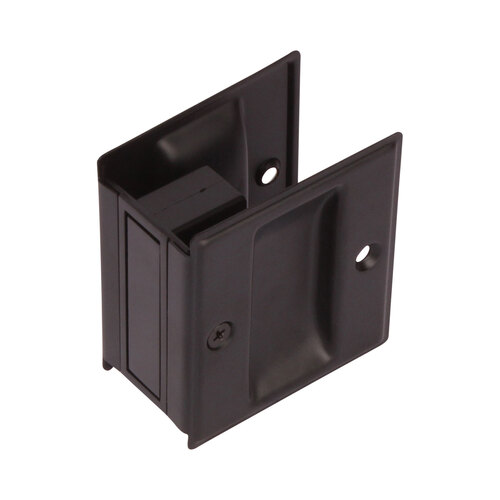 Passage Kwikset Style Sliding Door Lock Matte Black Finish