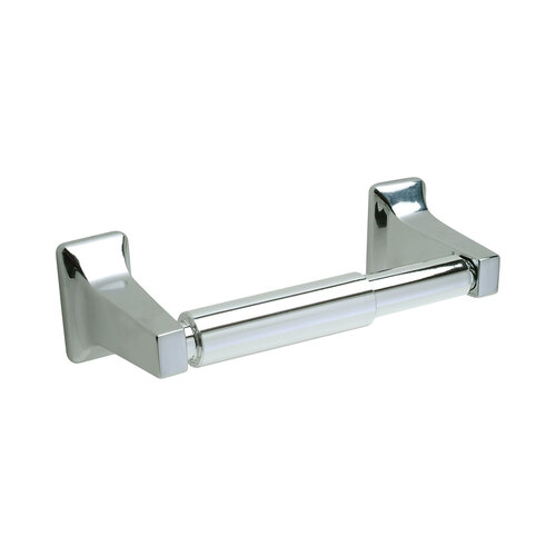 Corona Collection Surface Paper Holder with Chrome Roller Bright Chrome Finish