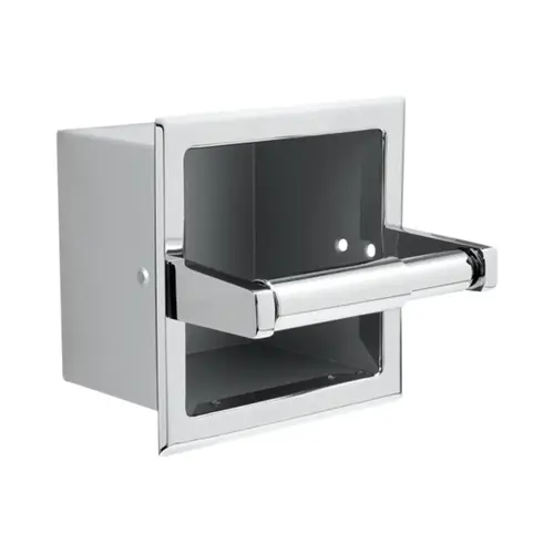 Recessed Extra Paper Holder Bright Chrome Finish