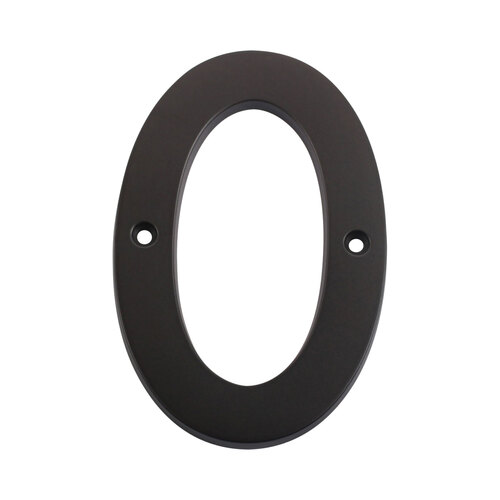 4" Heavy Duty House Number # 0 Oil Rubbed Bronze Finish