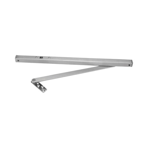 30" Surface Overhead Stop, Heavy Duty, Stop Only UL Satin Stainless Steel Finish