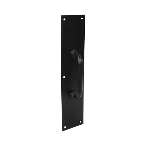 3-1/2" x 15" Solid Brass Pull Plate Oil Rubbed Bronze Finish