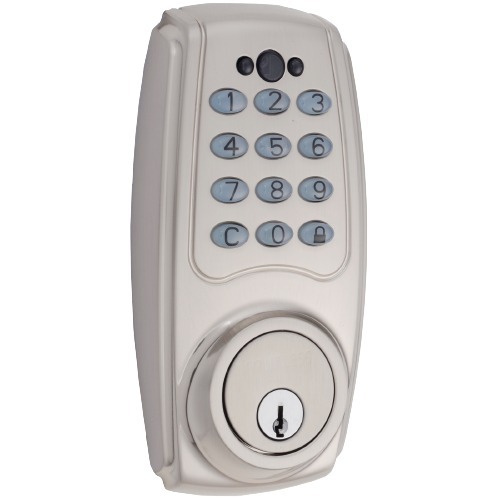 Electronic Keypad Deadbolt Satin Nickel