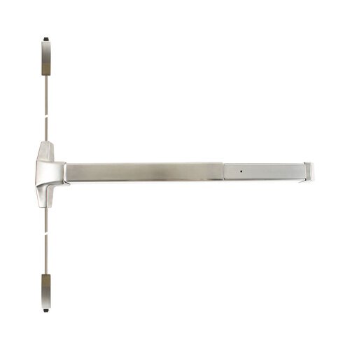 Surface Vertical Rod 36" x 84"(WxH) Satin Chrome