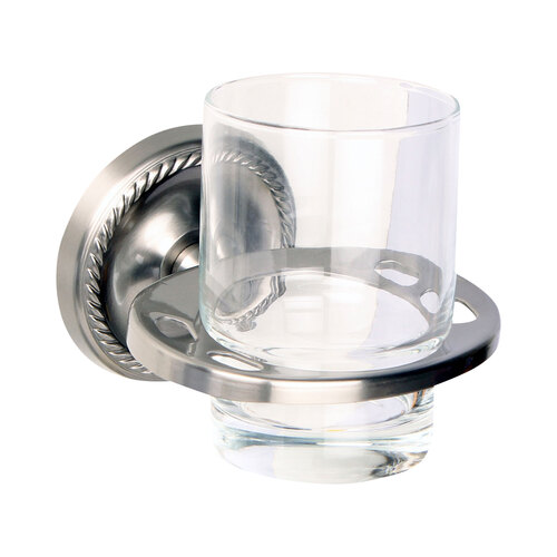 Pamex BS8CP-50 T/T Holder with Glass Tumbler Polished Chrome