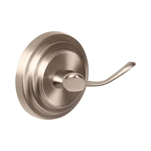 Double Robe Hook Satin Nickel