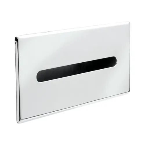 Recessed Tissue Dispenser Cover Polished Chrome