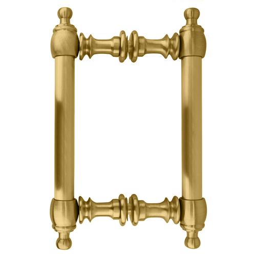 Satin Brass 6" Colonial Style Back-to-Back Pull Handles