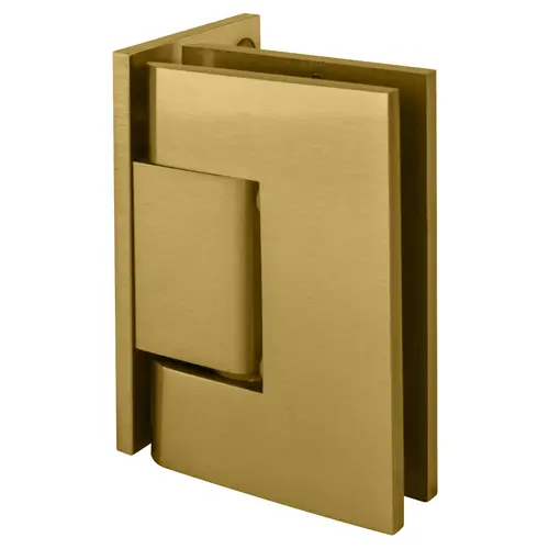 CRL GEN044SB Satin Brass Geneva 044 Series Wall Mount Offset Back Plate Hinge