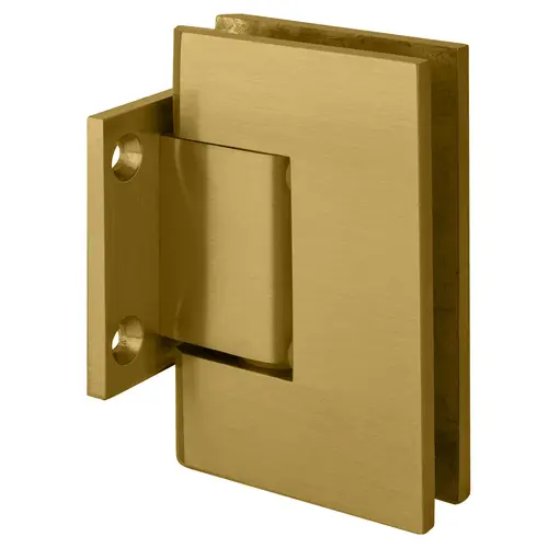 CRL GEN074SB Satin Brass Geneva 074 Series Wall Mount Short Back Plate Hinge