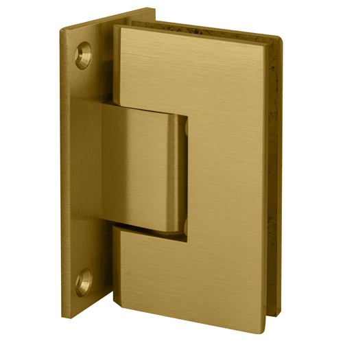 Satin Brass Vienna 537 Series Wall Mount Hinge with Internal 5 Degree Pin