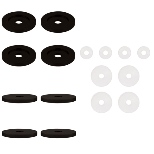 Oil Rubbed Bronze Replacement Washers for Back-to-Back Solid Pull Handle