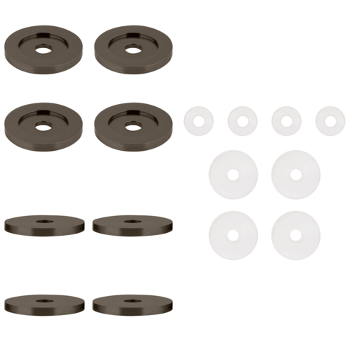 CRL 30WKABN Antique Brushed Nickel Replacement Washers for Back-to-Back Solid Pull Handle